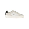 Baskets Calvin Klein en cuir blanc pour homme