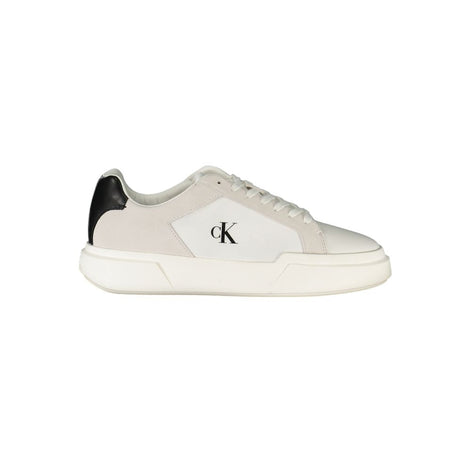 Calvin Klein White Leather Men Sneaker Calvin Klein