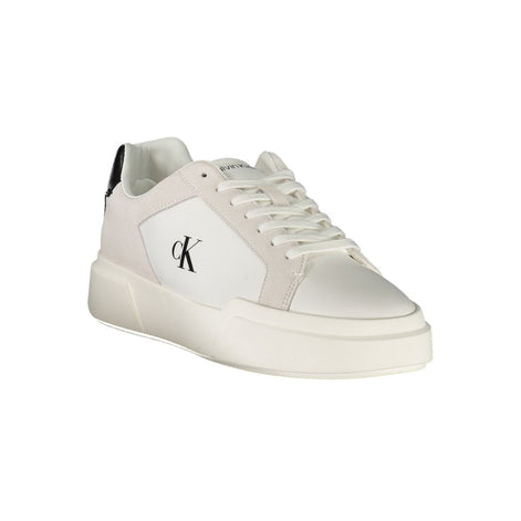 Calvin Klein White Leather Men Sneaker Calvin Klein