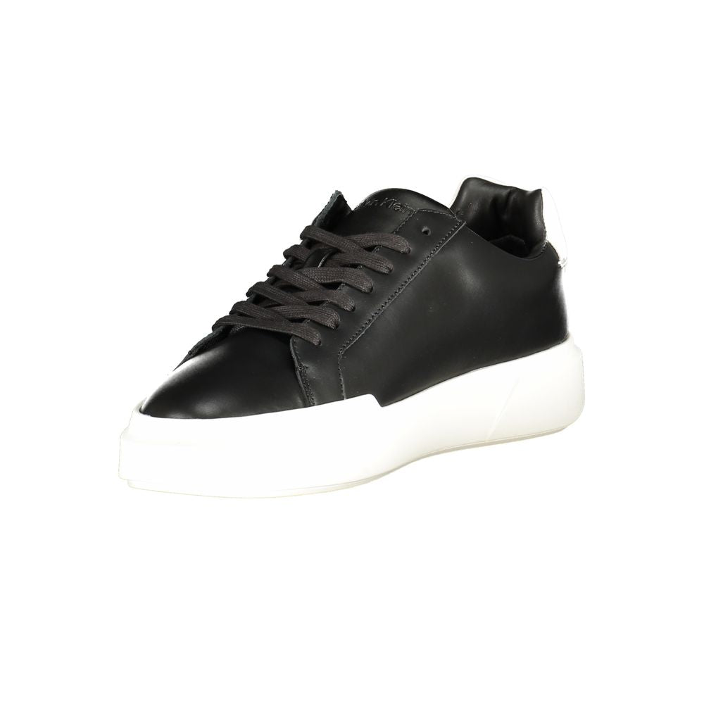 Calvin Klein Black Leather Men's Sneaker Calvin Klein