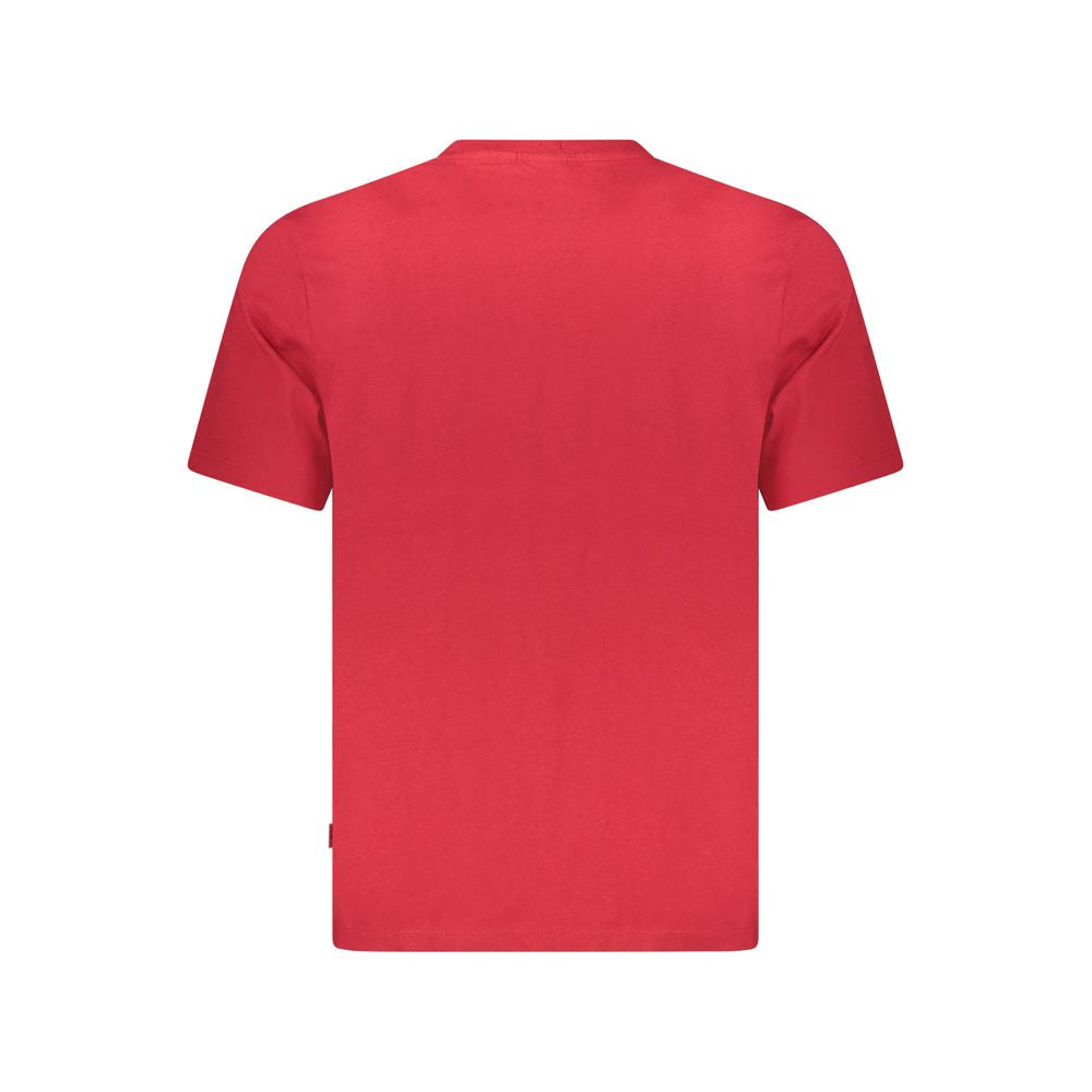 Pepe Jeans Red Cotton Men T-Shirt Pepe Jeans