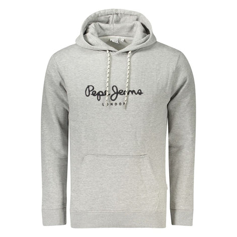 Pepe Jeans Grigio Cotton Male Sweatshirt Pepe Jeans