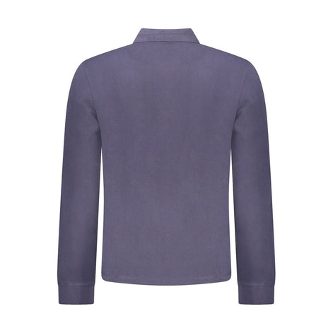 Napapijri Blue Cotton Men Polo Shirt Napapijri