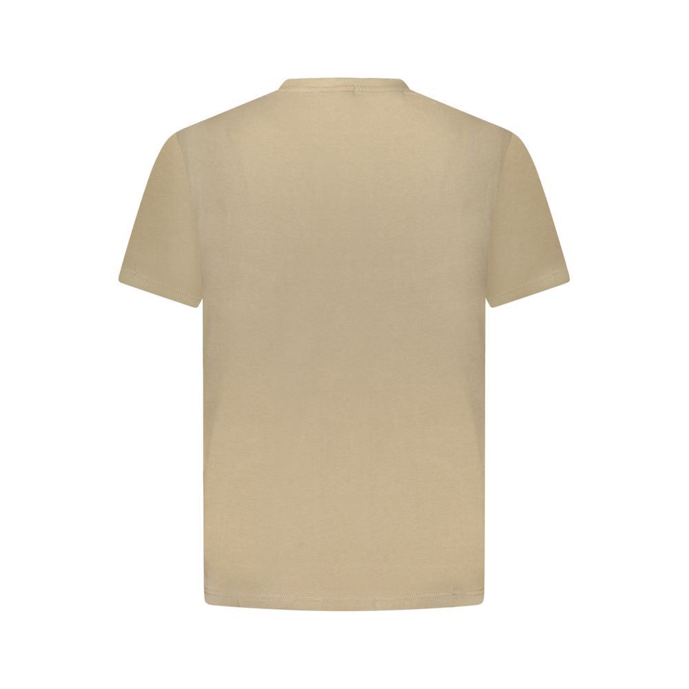 Napapijri Marrone Cotton Mens T-Shirt Napapijri