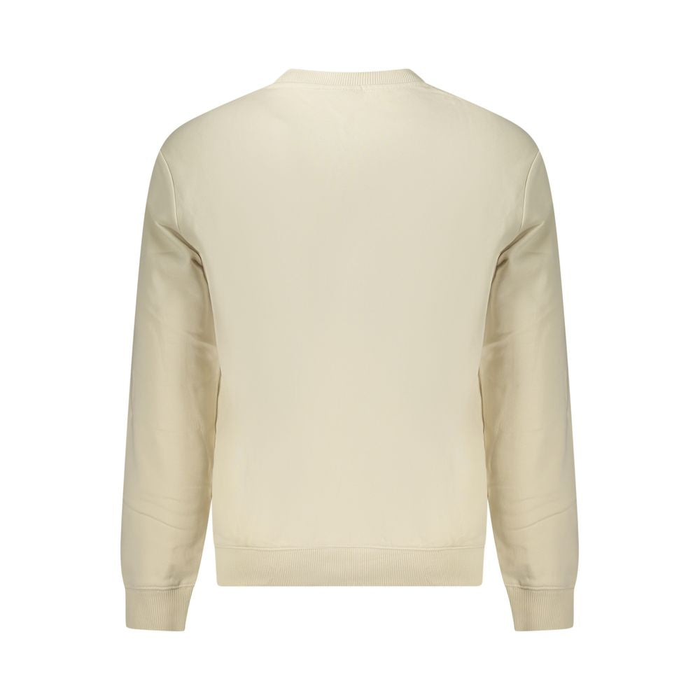 Napapijri Beige Cotton Men Sweatshirt Napapijri