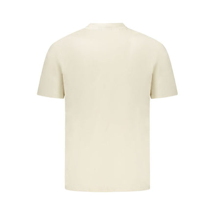 Napapijri Beige Cotton Men T-Shirt Napapijri