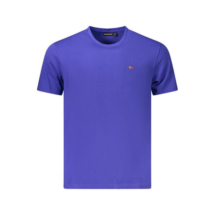Napapijri Blue Cotton Men's T-Shirt Napapijri