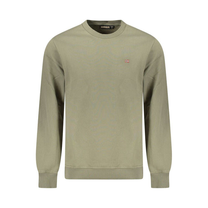 Napapijri Verde Cotton Men's Sweatshirt Napapijri