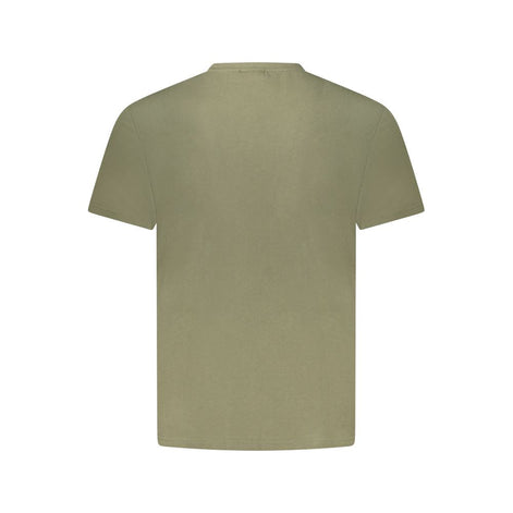 Napapijri Green Cotton Men T-Shirt Napapijri