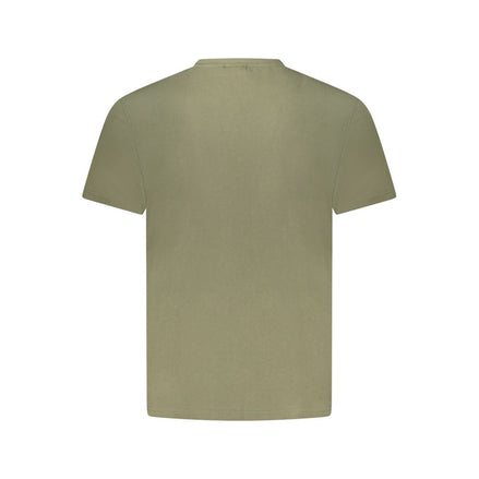 Napapijri Green Cotton Men T-Shirt Napapijri