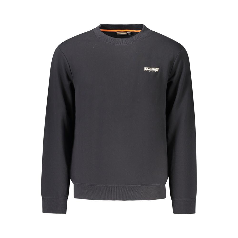Napapijri Black Cotton Men's Sweatshirt Napapijri
