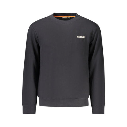 Napapijri Black Cotton Men's Sweatshirt Napapijri