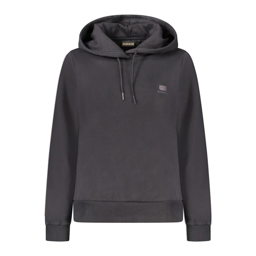 Napapijri Black Cotton Women's Hoodie Napapijri