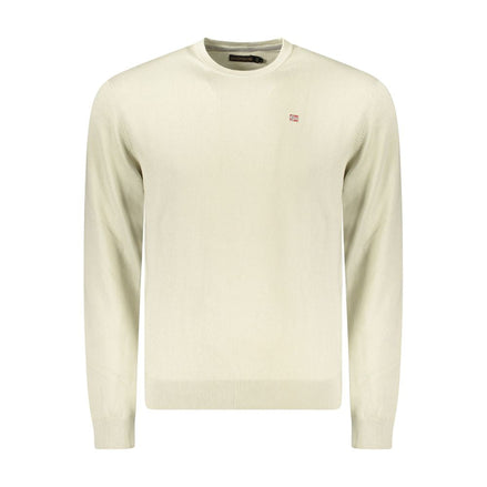 Napapijri Beige Cotton Men Sweater Napapijri