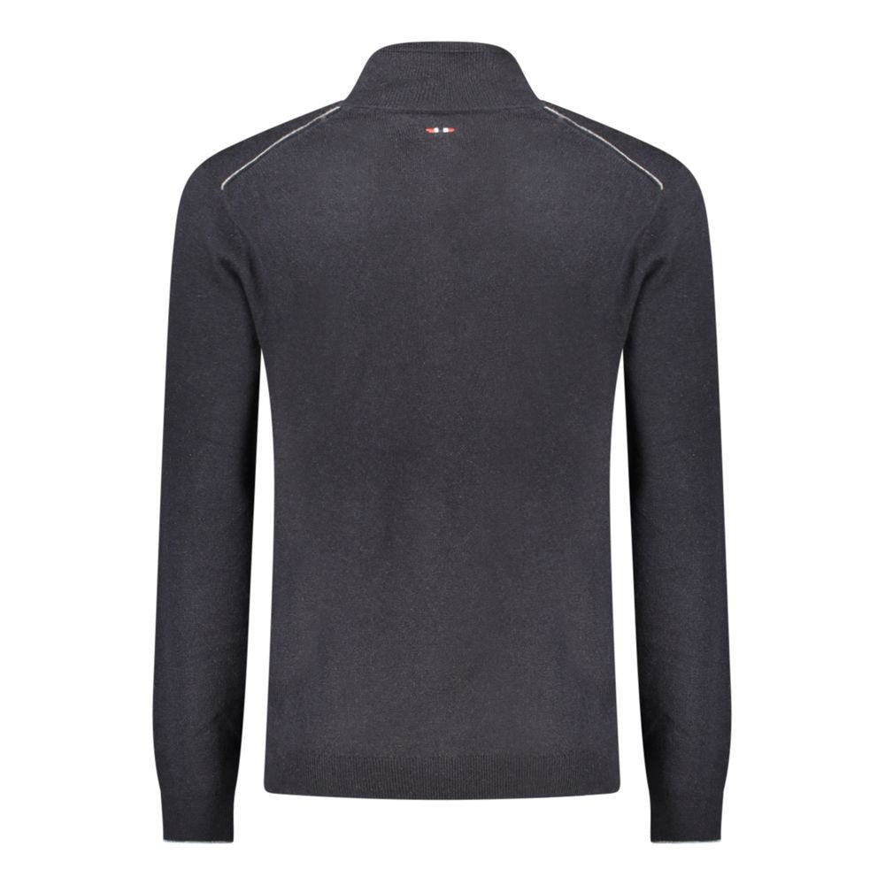 Napapijri Black Wool Mens Sweater Napapijri