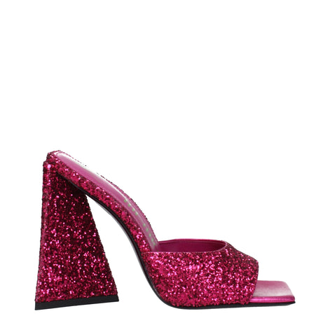 The Attico Pink Plastic Platform Sandals The Attico