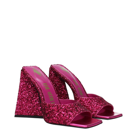 The Attico Pink Plastic Platform Sandals The Attico
