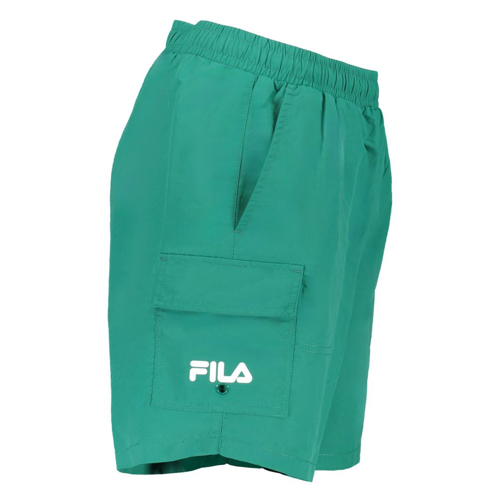 Fila Green Polyamide Shorts Fila