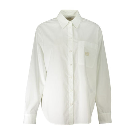 Calvin Klein Bianco Cotton Woman Shirt Calvin Klein