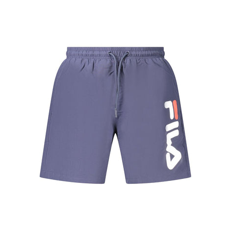 Fila Blu Poliammide Mens Swim Boxer Fila