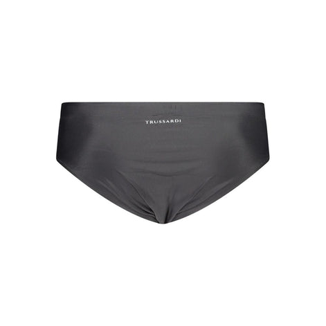 Trussardi Black Elastane Swimwear Trussardi