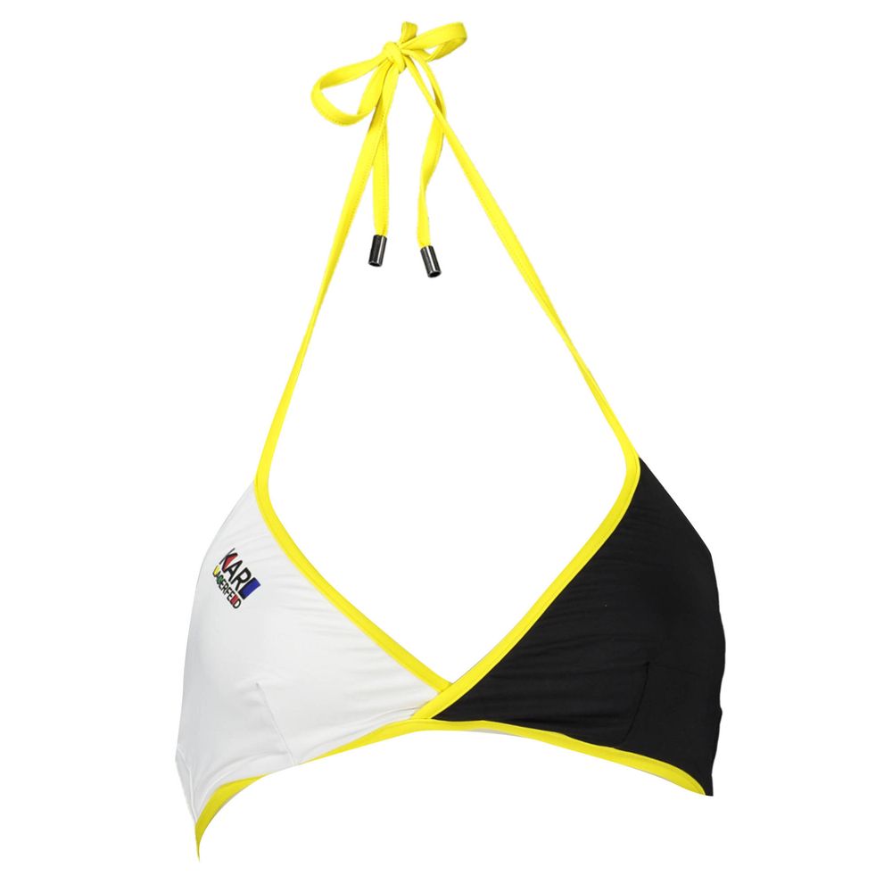 Karl Lagerfeld Black Elastane Swimwear Karl Lagerfeld