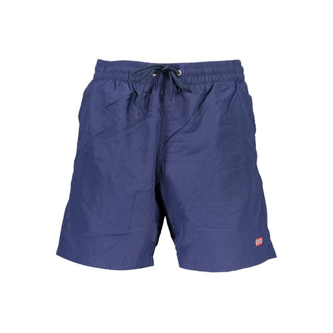 Norway 1963 Blue Polyamide Men's Swim Boxer Norway 1963