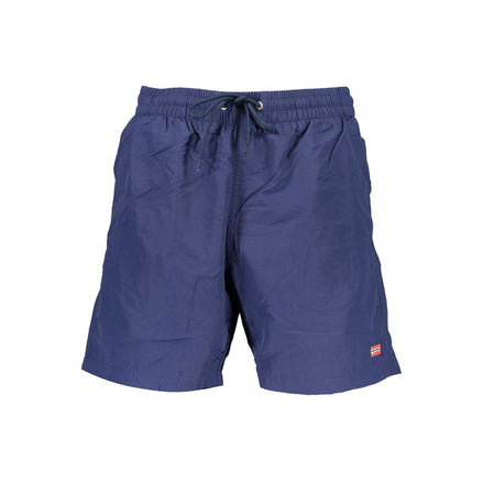 Norway 1963 Blue Polyamide Men's Swim Boxer Norway 1963