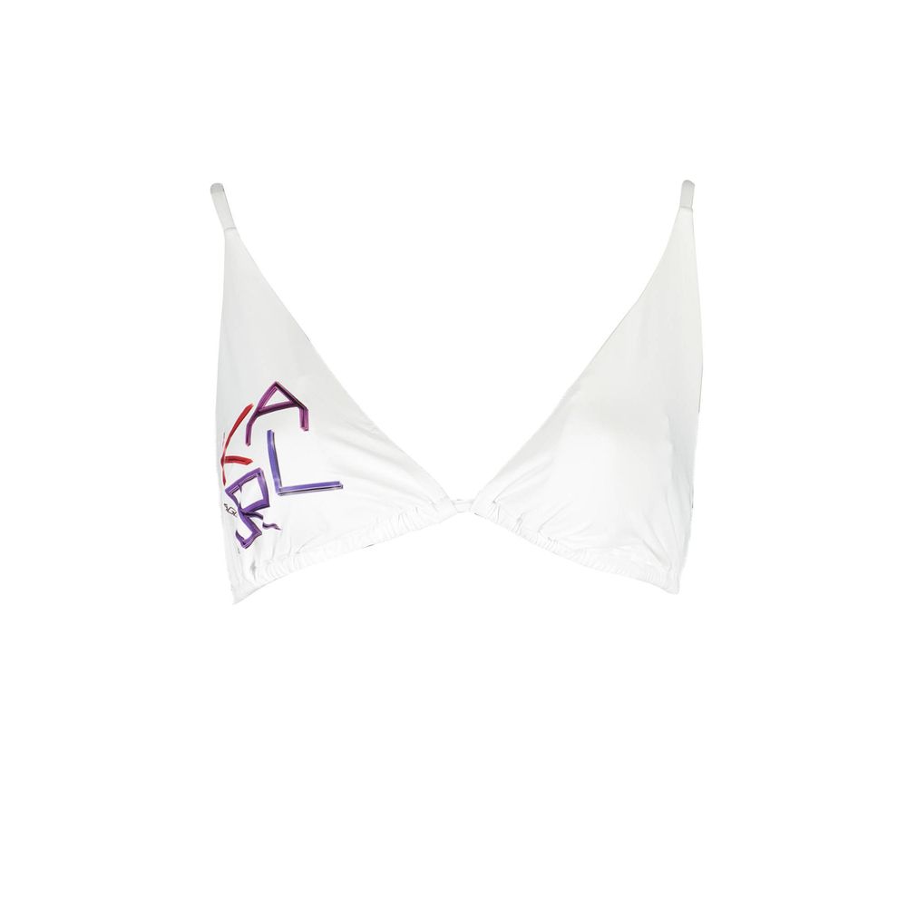 Karl Lagerfeld White Elastane Swimwear Karl Lagerfeld