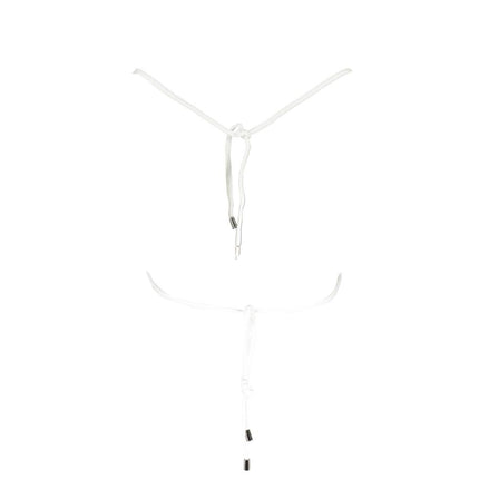 Karl Lagerfeld White Elastane Swimwear Karl Lagerfeld