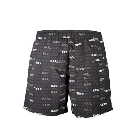 Karl Lagerfeld Black Polyester Swimwear Karl Lagerfeld