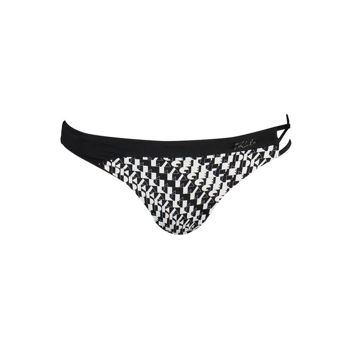 Karl Lagerfeld Black Elastane Swimwear Karl Lagerfeld