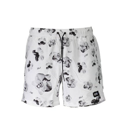 Karl Lagerfeld White Polyester Swimwear Karl Lagerfeld