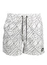 Karl Lagerfeld White Polyester Men's Swim Boxer Karl Lagerfeld
