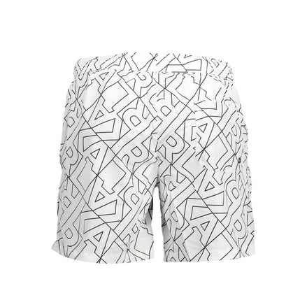 Karl Lagerfeld White Polyester Men's Swim Boxer Karl Lagerfeld