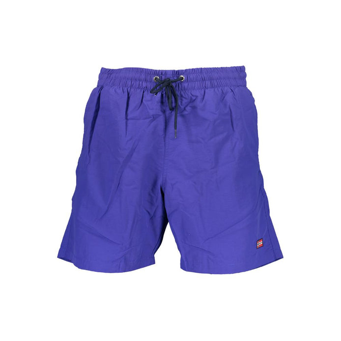 Norway 1963 Blu Poliammide Men's Swim Boxer Norway 1963