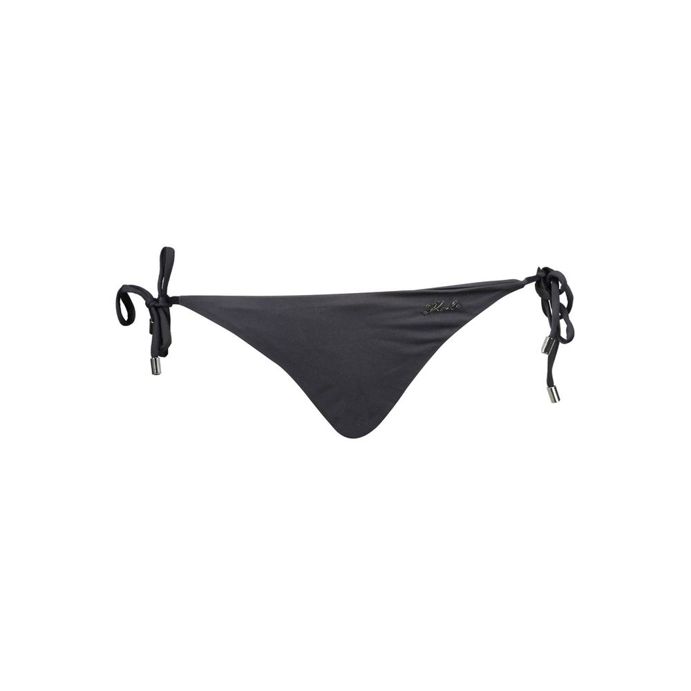 Karl Lagerfeld Black Elastane Swimwear Karl Lagerfeld