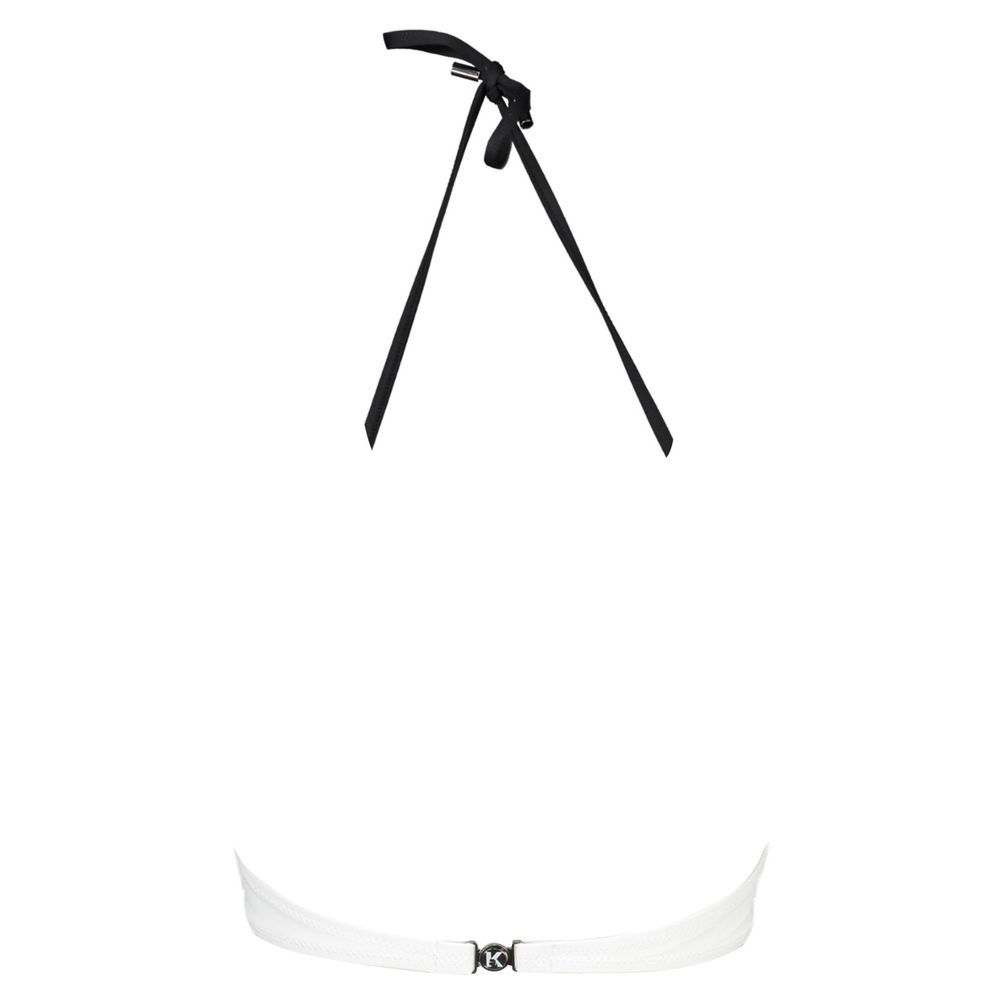 Karl Lagerfeld White Elastane Swimwear Karl Lagerfeld