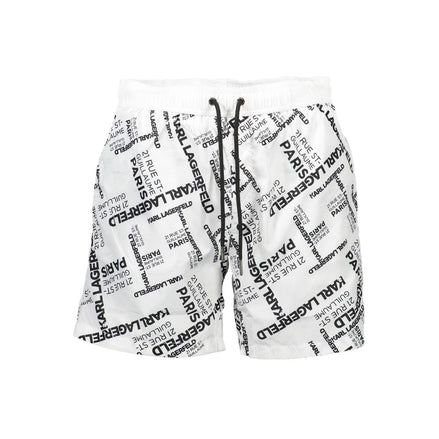 Karl Lagerfeld White Polyester Swimwear Karl Lagerfeld