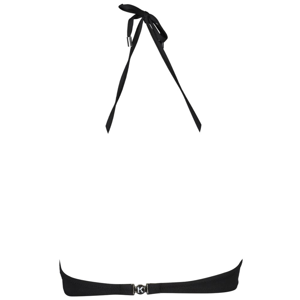 Karl Lagerfeld Black Elastane Swimwear Karl Lagerfeld