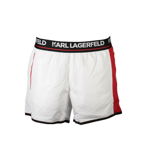 Karl Lagerfeld White Polyester Swimwear Karl Lagerfeld