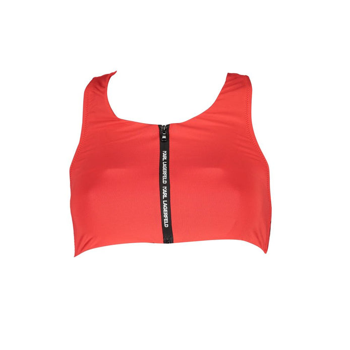 Karl Lagerfeld Red Elastane Swimwear Karl Lagerfeld