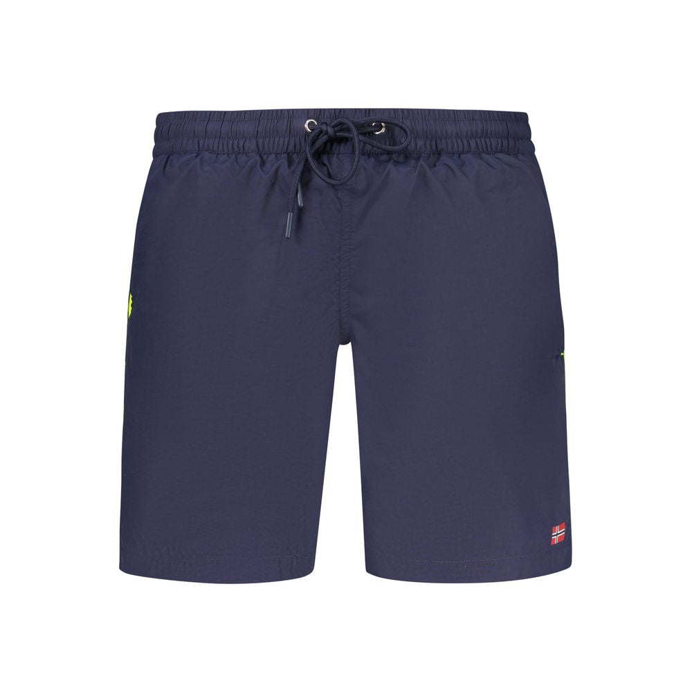 Norway 1963 Blu Poliammide Men's Swim Boxer Norway 1963