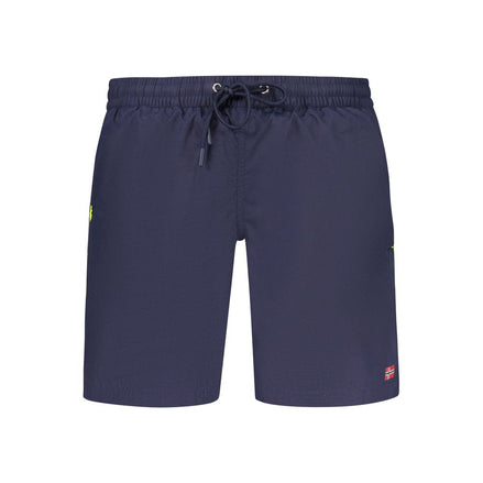 Norway 1963 Blu Poliammide Men's Swim Boxer Norway 1963