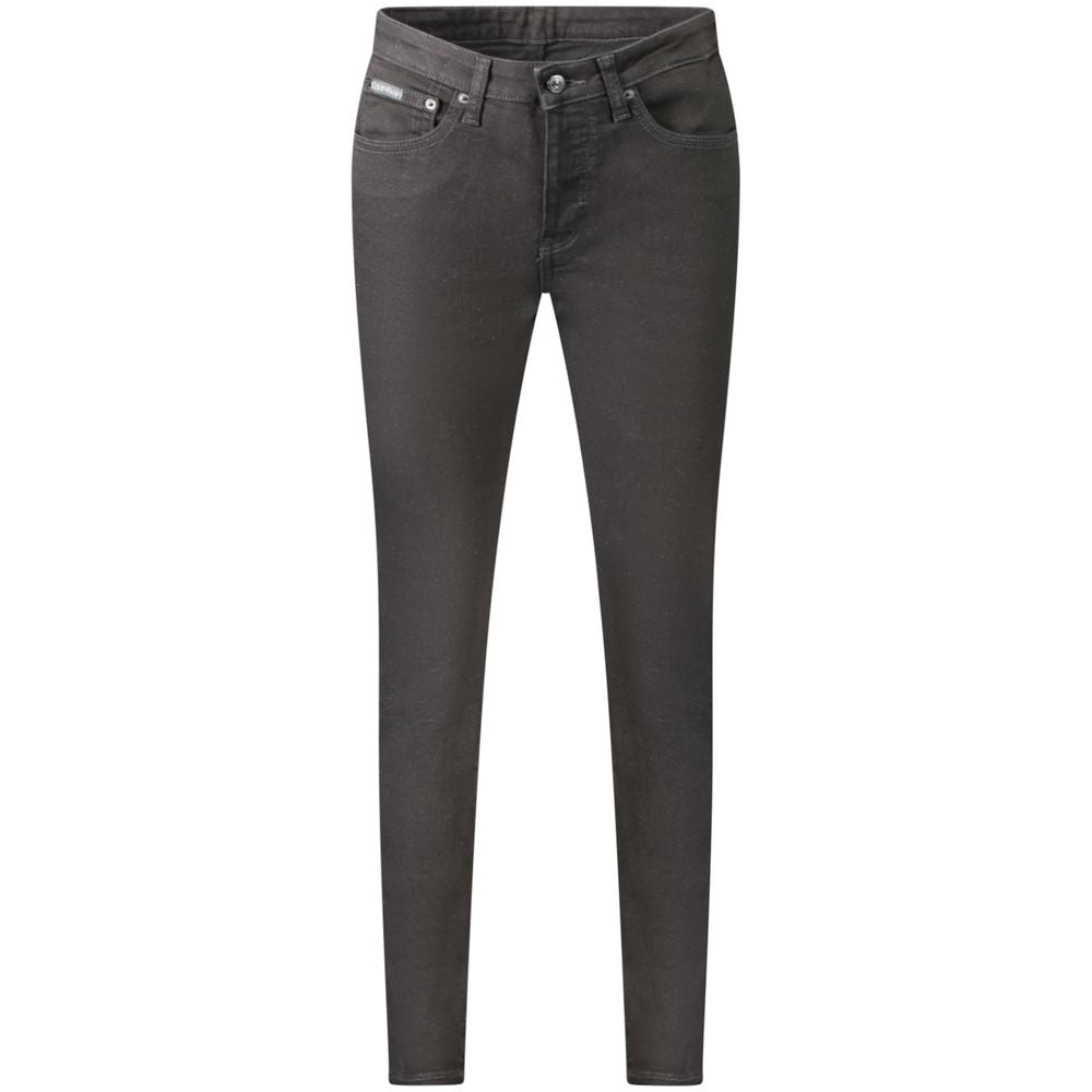 Schwarze Baumwolljeans von Calvin Klein für Damen