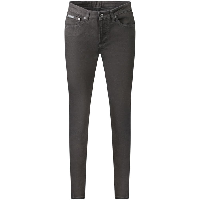 Schwarze Baumwolljeans von Calvin Klein für Damen