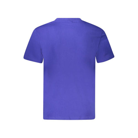 Napapijri Blue Cotton Men T-Shirt Napapijri