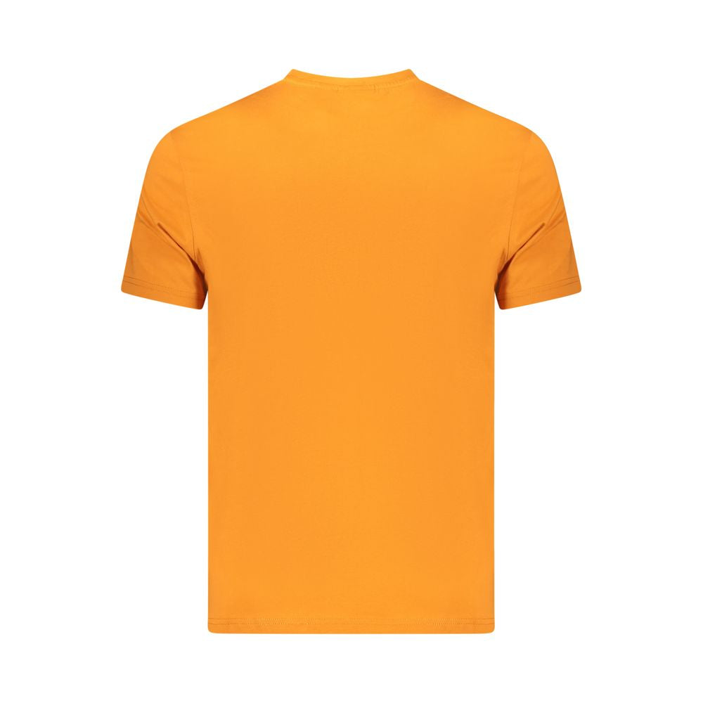 Napapijri Arancione Cotton Men T-Shirt Napapijri