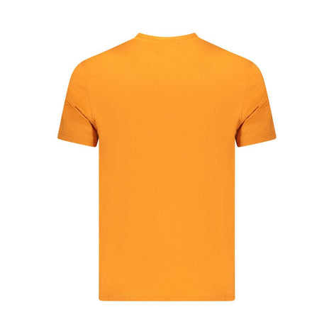 Napapijri Arancione Cotton Men T-Shirt Napapijri