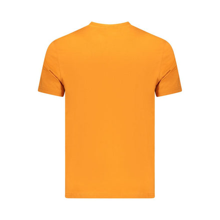 Napapijri Arancione Cotton Men T-Shirt Napapijri